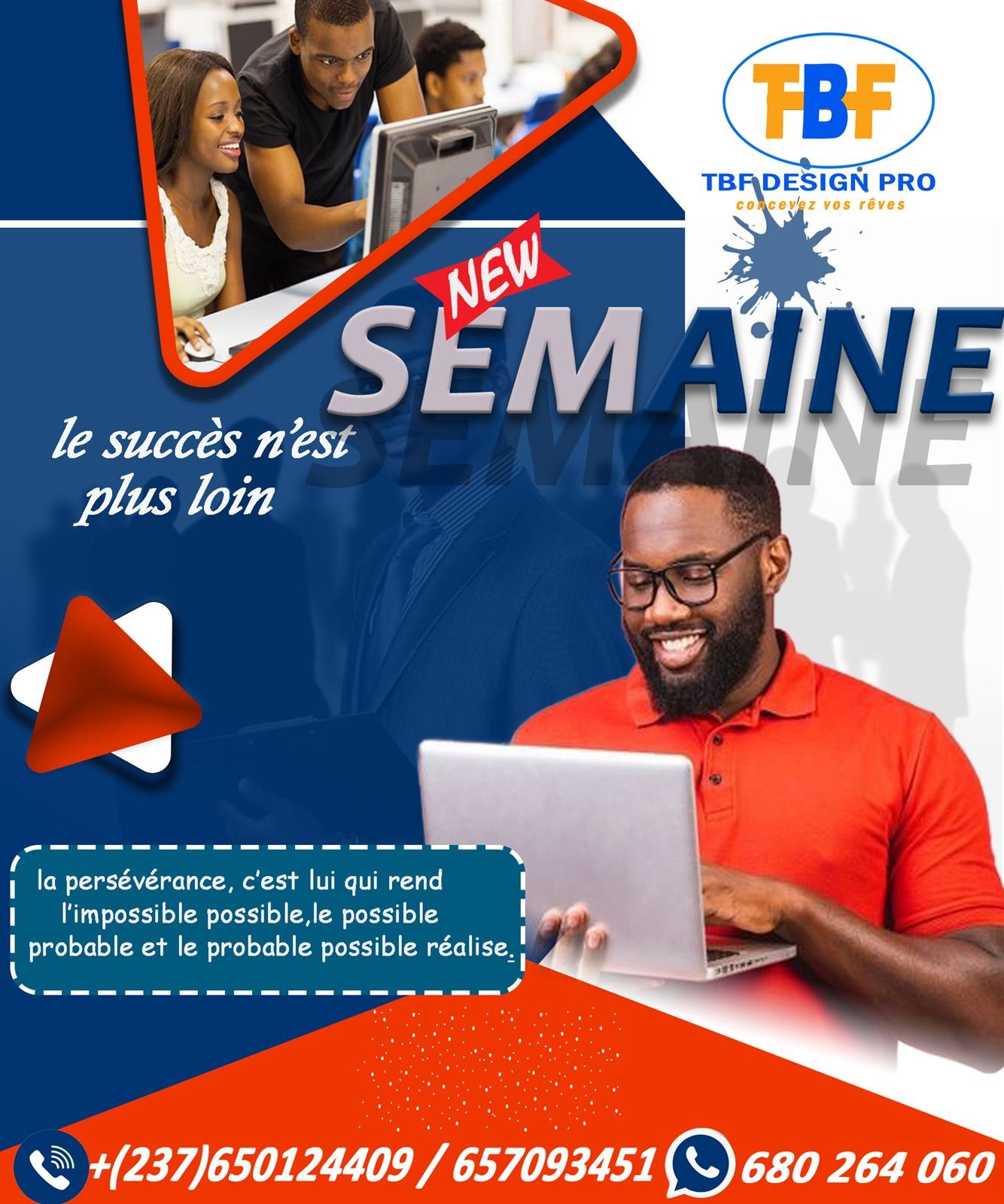 Flyer publicitaire hebdomadaire