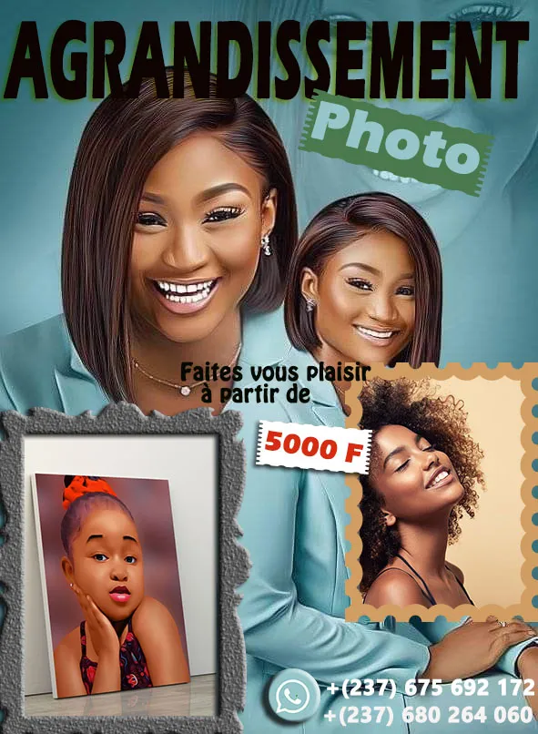 Flyer promotionnel avec exemples de réalisations