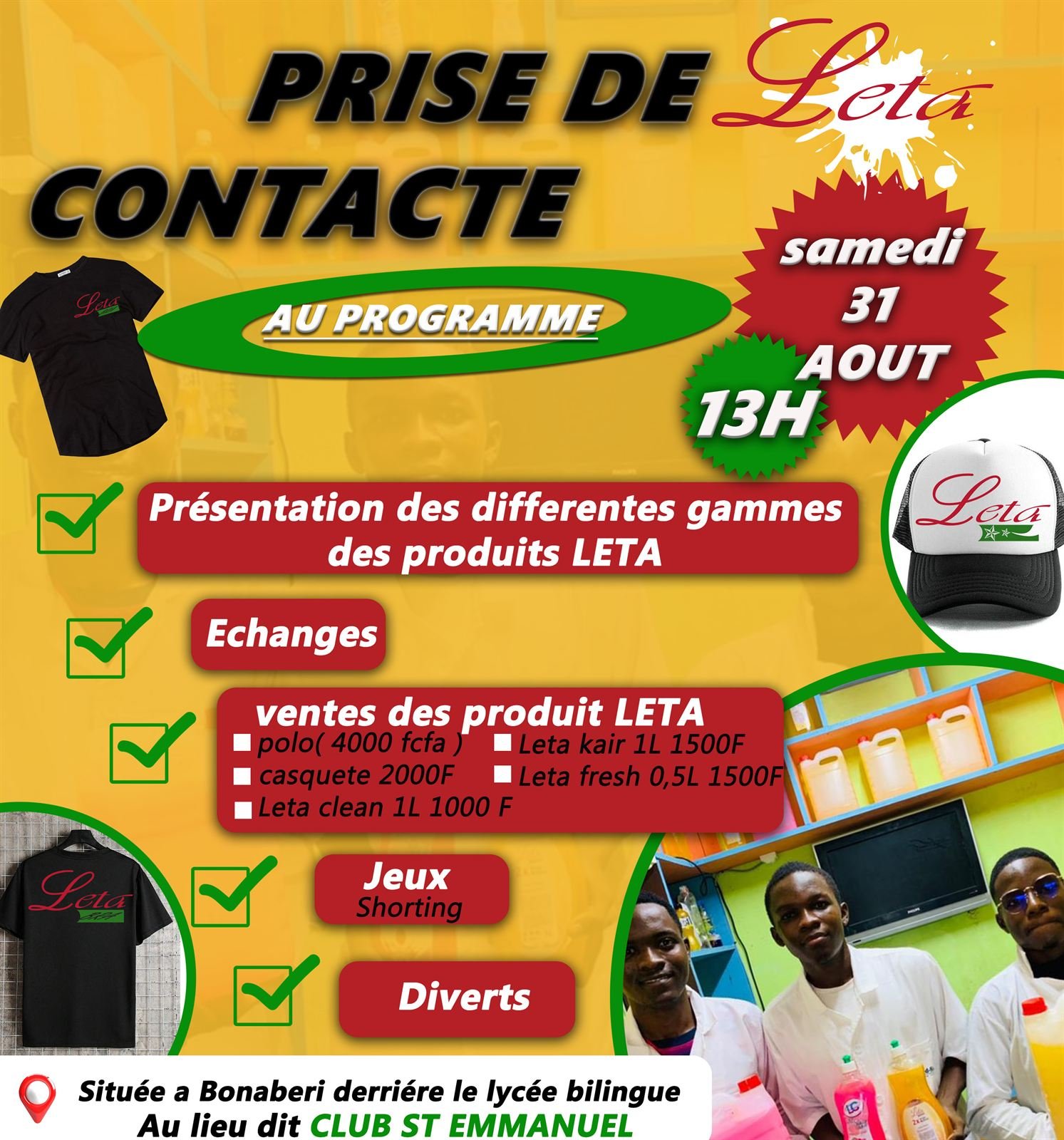 Affiche événement conçue par TBF DIGITAL